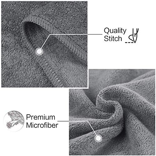 SUNLAND Microfiber Gym Bath Towels for Men Women 24x48In - Image 3