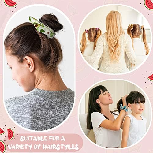 WILLBOND 16 Pcs Girls Hair Scrunchies Kawaii Print Ties,Lovely Style - Image 5