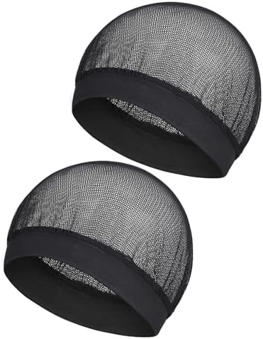 Black Hair Net with Wide Elastic Band, Fine Mesh - Comfortable Hairnets for Sleeping, Non-Binding Wide Edge, Small Holes Prevent Hair Loss, Tubi Hair Wrap for Women, Fits All Head Types by FocusCare
