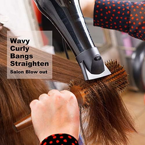 BESTOOL Round Hair Brush for Women or Men, Boar Bristle Large Round Hairbrush for Quick Blowout, Add Shine/Volume, Minimize Damage (2.8 Inch) - Image 3