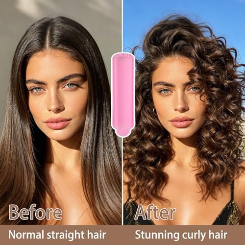42 Pcs Foam Hair Rollers Sponge Curler Tool Hair Styling Soft Sleeping Thin Curl Flexible Curlers to Sleep In for Women Overnight Hairdressing Heatless - Image 4