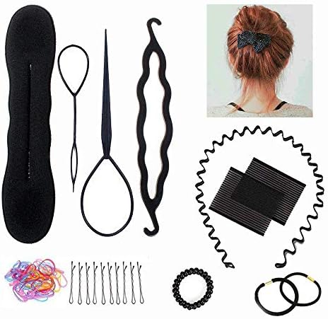Mannequin Head with Hair, TopDirect 29" Hair Manikin Training Head Hairs Practice Cosmetology Hairs Doll Styling Hairdressing Braiding Heads with Clamp Holder and Tool Kit - Image 6