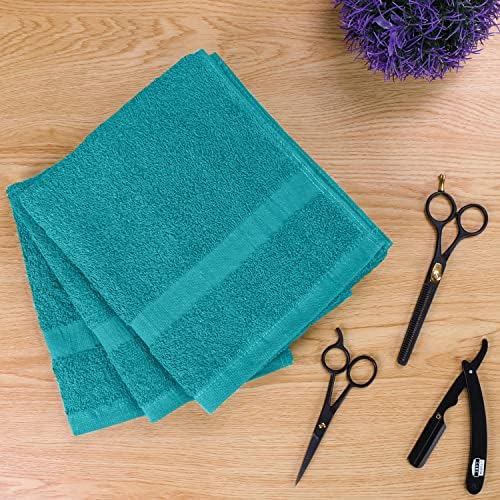 Utopia Towels Salon Towels, Pack of 24, 16x27 in, 100% Cotton, Turquoise - Image 3