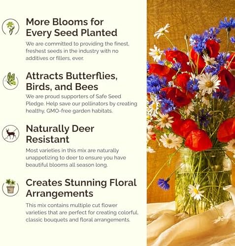 Eden Brothers Connecticut Wildflower Mixed Seeds for Planting, 1 oz - Image 4