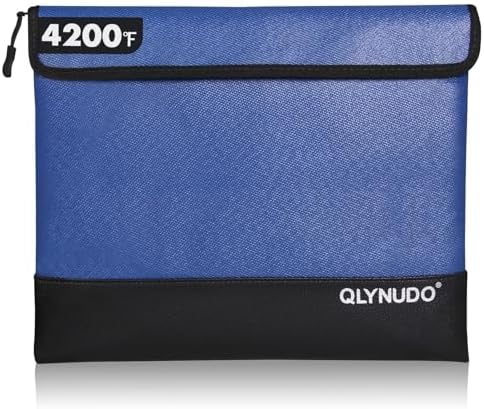 4200°F Fire Proof Box Alternative, A4 Document Organizer & Paper Safe by QLYNUDO