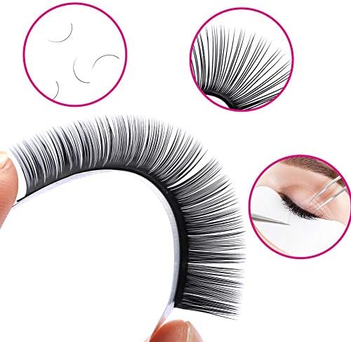 Eyelash Extension Supplies Classic Lash Extensions Professional Black Individual Eyelash Extensions 0.10 0.12 0.15 0.18 0.20 0.25 Thickness Avalible (0.25-DD, 20-25mm) - Image 5