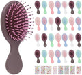 Hair Brush Bulk, Mini Brush Bulk,with Diy Stickers (15-PACK) by Lilingsty