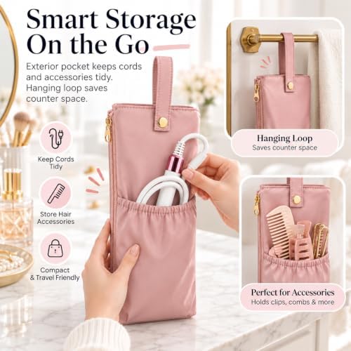 Hot Hair Tools Organizer Travel Bag with Heat Resistant Mat - Image 6