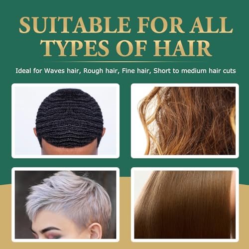 Hard Wave Brush for Men – Curved Palm Brush for 360 Waves & Wolfing - Image 7