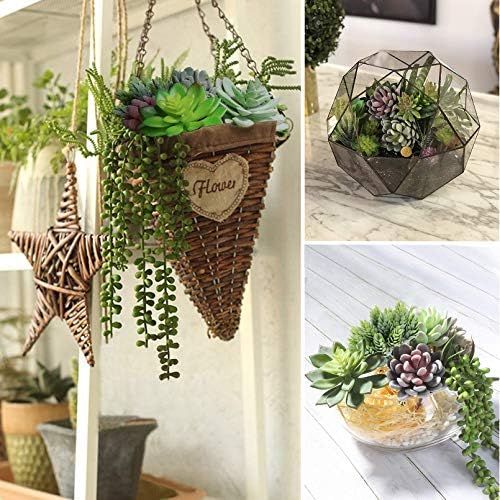 Anoak 16pcs Fake Succulents, Artificial Succulent Plants for Outdoors - Image 5