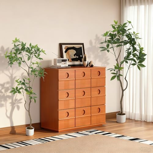 Garvee Artificial Umbrella Plant Schefflera Tree, 6.56 ft Tall Fake Floor Plant in Pot with Realistic Leaves & Trunks, Decorative Faux Greenery for Home Office, Living Room, Bedroom, Patio - Image 4