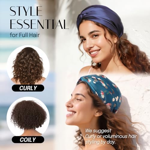 OLESILK Silk Hair Bonnet for Sleeping Women, 100% Mulberry Silk, Anti-Frizz - Image 7