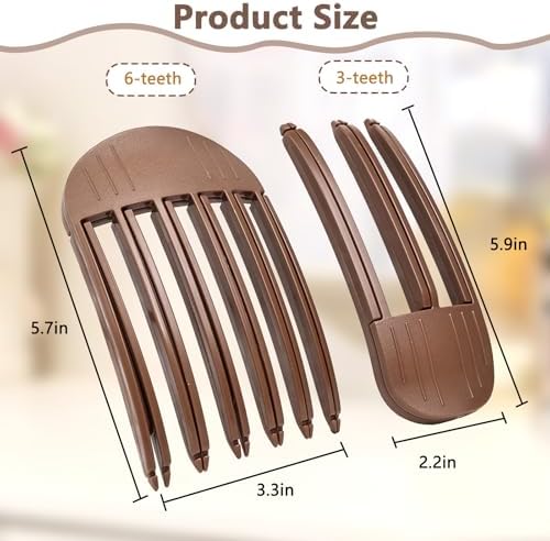 2-Pack Hair Volume Clip, Root Clips for Curly Hair Volume Lift - Image 2