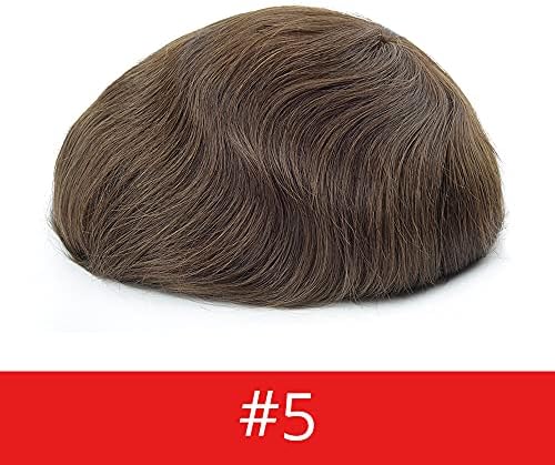 Lordhair Mens Hair System, 8x10 inch, 0.08mm Thin Skin Base, #5 - Image 2