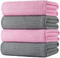 POLYTE 430 GSM Poly Blend Microfiber Quick Dry Waffle Bath Towel, 30x60 in by Polyte