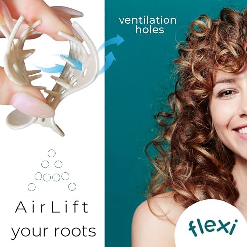8-Pack Root Lifting Hair Clips - Volumizing Curl Clip Set - Image 3