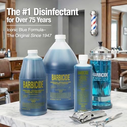 BARBICIDE Half Gallon Disinfectant Concentrate | EPA-Registered, Hospital-Grade Germicide for Salons & Barbershops | Anti-Rust Solution for Shears, Combs & Professional Tools | EPA-Registered - Image 2
