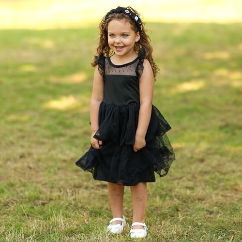 FROG SAC Knot Headband for Girls, Knotted Headbands for Toddler Kids, Rainbow Beaded Unicorn Hair Accessories, Halloween Christmas Stocking Easter Basket Stuffers (Black) - Image 7