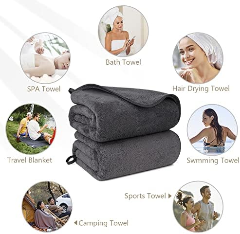 Orighty Bath Towels, Soft Feel Bath Towel, 4 Pack (27'' x 54'') - Image 4