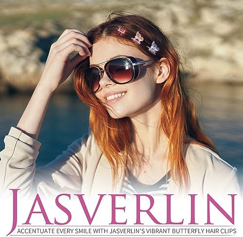 JASVERLIN Gradient Mini Butterfly Hair Claw Clips, Y2K Accessories 50 Pcs - Image 7
