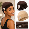 2 Pack Wig Grip Caps for Women Non Slip, 2-in-1 Modal Wig Cap with Velvet Grip Band & Silicone Grip, Hair-Friendly Short Hook Closure, Glueless Wig Cap for Lace Front Wigs, Fits 18.5-23 Inch by SYXI