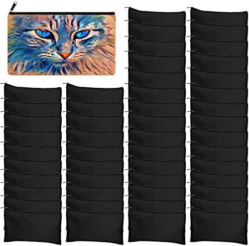 Legigo Blank Canvas Bags Zipper Pouch Makeup Bags Pencil Pouch Bulk by Legigo
