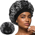 WLLHYF Silk Bonnet for Men, Satin Bonnet Elastic Band Silk Sleep Cap Soft Adjustable Hair Cap Hair Wrap for Women Sleeping by WLLHYF
