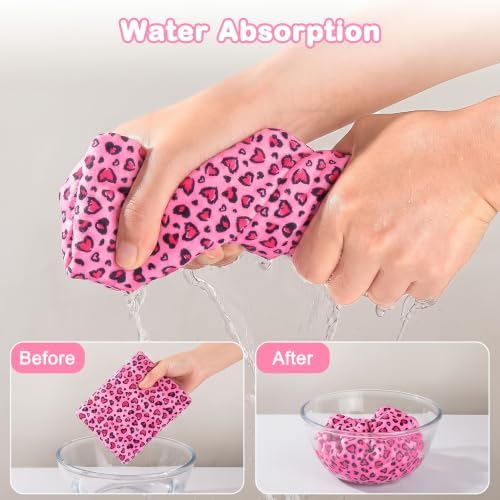 FIOBEE Microfiber Hair Towel Wrap for Kid Girls Rapid Drying Hair Turbans - Image 5