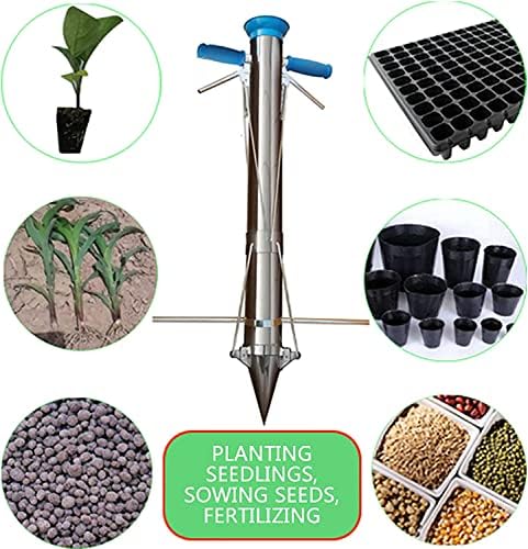 Seedling Planter Bulb Planters, Manual Transplanter, Seedling Transplanter, Vegetable Seedling Transplanter, Single-Handle Seedling Transplanter, for Outdoor for Rural for Garden - Image 6