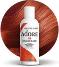 Adore Semi Permanent Hair Color, 039 Orange Blaze, 4 Fl Oz by Adore