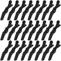 24 Pcs Black Matte Alligator Hair Clips for Women Professional Hair Styling Clips for Hairdressing, Sectioning, Coloring and Salon Use by Ondder