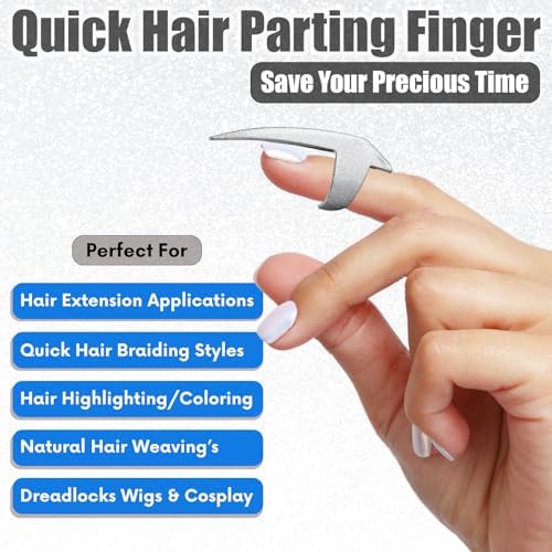 Hair Parting Ring for Braiding and Extensions, CEC16 - Image 2