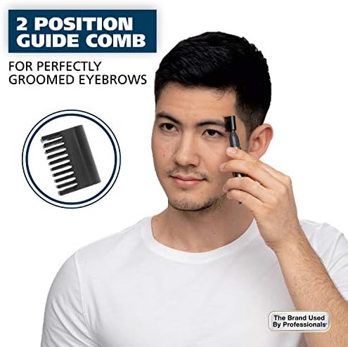 WAHL Micro Groomsman Personal Trimmer, Battery Powered | Rinseable Heads | Interchangeable Heads | For Facial Detailing | Model 05640-600 - Image 3