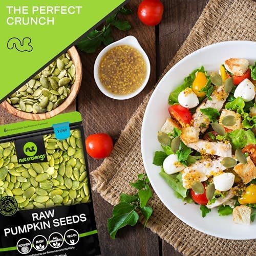 NUT CRAVINGS - Roasted & Salted Pumpkin Seeds (4oz - 0.25 LB) Pepitas - Image 7