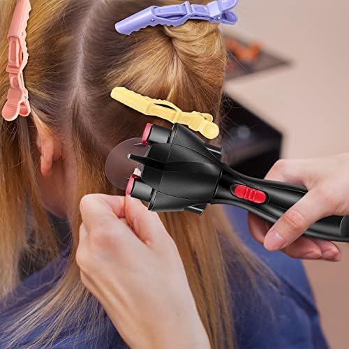 Honoson 7 Pcs Automatic Hair Twister Machine with Comb Clips, Multicolored - Image 4