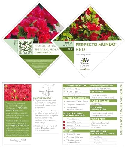 Proven Winners 2 Gal. Perfecto Mundo Red Azalea Shrub - Image 6