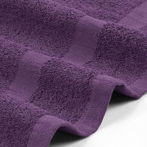 Utopia Towels - Salon Towel, Pack of 24 (Not Bleach Proof, 16 x 27 Inches) Highly Absorbent Cotton Towels for Hand, Gym, Beauty, Spa, and Home Hair Care, Plum - Image 4