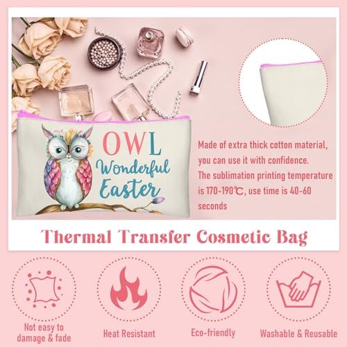 Legigo Blank Canvas Bags Zipper Pouch Makeup Bags Pencil Pouch Bulk - Image 3