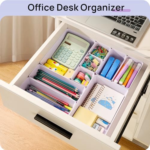 Vtopmart 25 Pack Plastic Drawer Organizers with Anti-slip Rubber Pads - Image 6