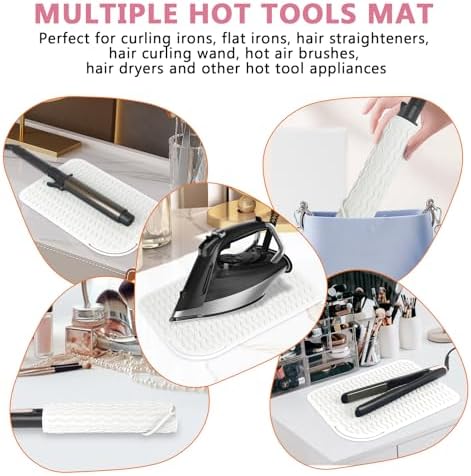 Larger Size Silicone Heat Resistant Mat for Hair Tools(12" x 9") - Image 5