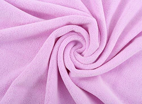 Microfiber Hair Towel Anti Frizz Hair Wrap Super Absorbent Curly Hair Drying Towel 23.6''x47'' Large Multifunction Towel for Bath Spa Makeup, Light Purple - Image 5