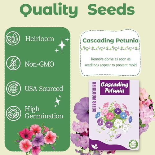 Cascading Petunias Seed pod Kit - Flower Seed Pod Refill for All Indoor Garden, 8 Grow Pods with Seeds of Cascading Petunias, Compatible with All Hydroponics Growing Systems - Image 3