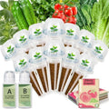 Herb & Salad Seed Pods Kit Hydroponic - 12 Refill Grow Pods with 6-Packet Seeds of Basil, Cherry Tomato, Mini Cucumber, Lettuce, Spinach & Parsley, Compatible with All Hydroponics Growing Systems by Hreblink