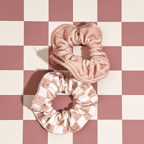 Kitsch Microfiber Quick-Dry Hair Towel Scrunchie - Terracotta, 2 pcs - Image 6