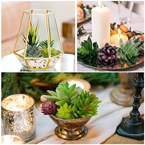 Anoak 16pcs Fake Succulents, Artificial Succulent Plants for Outdoors - Image 2