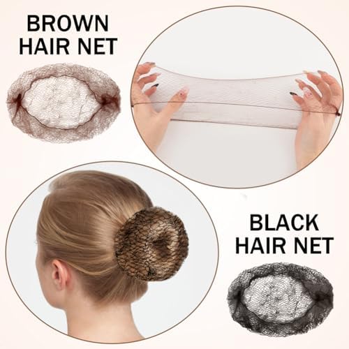 163psc Hair Accessories Kit, Bobby Pins Pins Hair Net Hairs Clips and Hairs Ties, for Women Girls Dance Ballet Cheerleading Travel with Storage Box - Image 7
