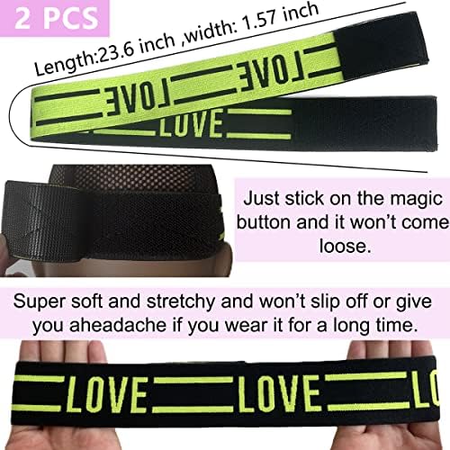 Lace Melting Elastic Bands for Wig Edges and Frontals - Adjustable Wrap Grip to Lay and Keep Wigs in Place (2 PCS, GreenLove) - Image 3