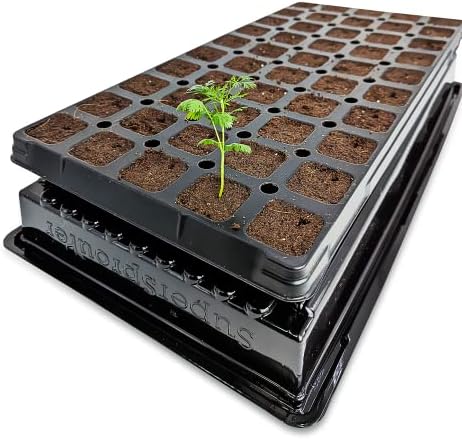 VPS OrganiPlug Hydroponic Seed Starter Plugs, 50 pcs in 1 Prefilled Tray, Rapid Root Planting Pods for Seedling, Clone, Cutting, Promotes Plant, Flower, Vegetable Growth w/Organic Soil Ingredients - Image 2