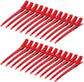 Bantoye 24 Packs Duck Bill Clips 3.35 Inch Metal Alligator Clip, Red by AiPretty