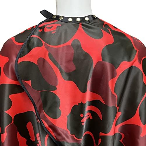 Barber Cape for Men Professional Hair Cutting Salon Cape with Snaps Waterproof Hairdressing Styling Cape- 63”× 56” - Image 2